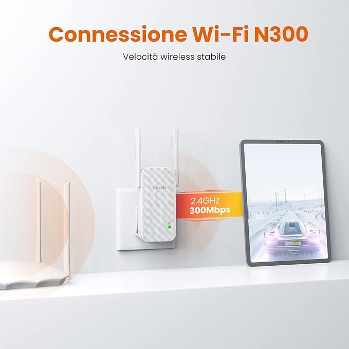 Tenda EXTENDER e Punto Di Accesso 300Mbps - immagine 4