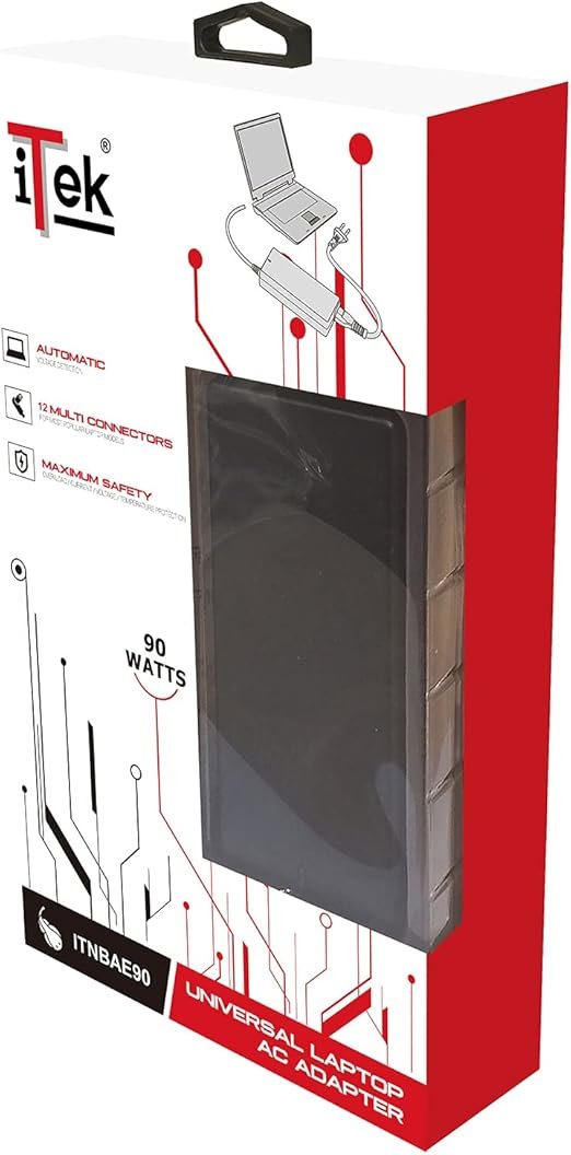 ITEK Alimentatore Universale Con 12 Connettori Notebook - immagine 2