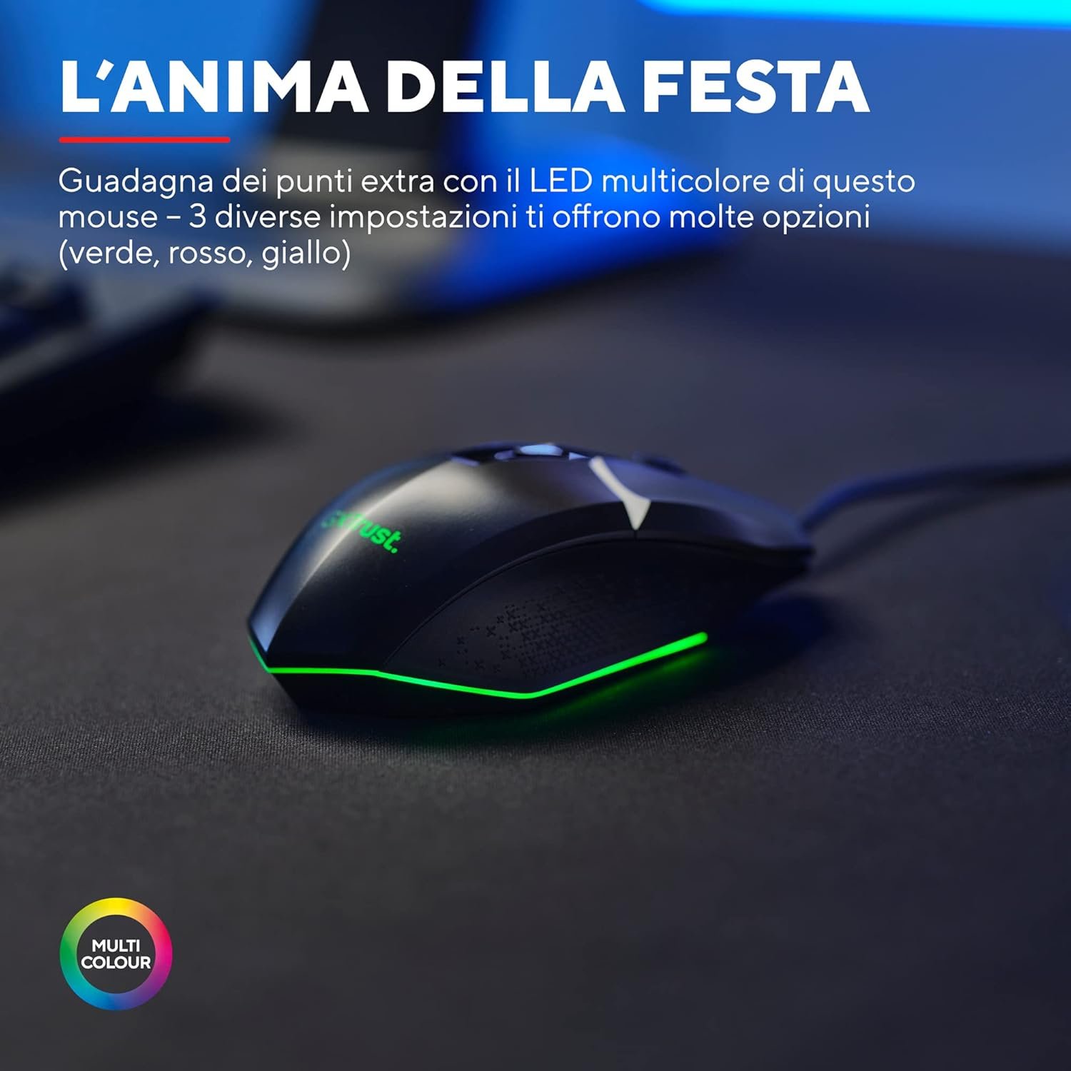 Kit Tastiera, Mouse e Tapetino, Usb Trust - immagine 8