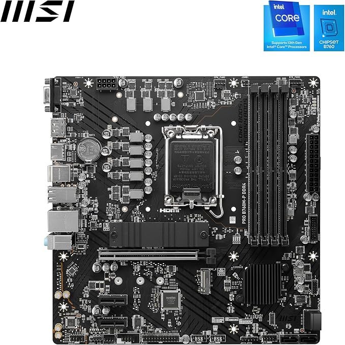 MSI Scheda Madre B760M-P DDR4 - immagine 6