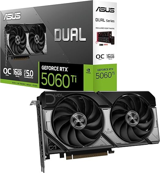 ASUS Dual NVIDIA RTX 5060 Ti 16G